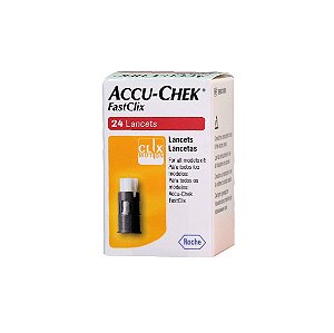 Lancetas Accu-Chek Fastclix  c/ 24 Unidades