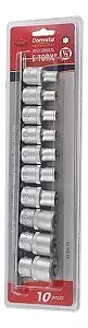 JG CH SOQ TORX FEMEA E8-E24 CORNETA 10PCS LONGO 15664