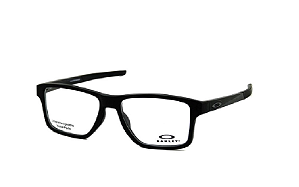 Armação de Óculos de Grau Oakley Unissex CHAMFER 2 140 OX8040L-0154 BLACK