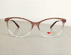 Armação de Óculos de Grau Milano Vizzano Feminino OURO 291/RX AV123 52-15 142