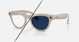 Óculos Ray-Ban Meta Unissex Skyler Rw4014 - Transitions Sapphire 52-150