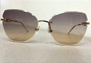 Armação de Óculos de Grau Milano Vizzano Feminino OURO 273/SL C100 60-16 143