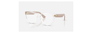 Armação de Óculos de Grau Ray Ban Feminino RX 7261L 5802 55-17 140