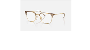 Armação de Óculos de Grau Ray Ban Feminino RX 7216 NEW CLUBMASTER 8471 51-20 145