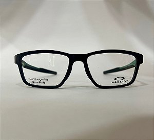 Armação de Óculos de Grau Oakley Unissex 136 OX8153-1355 55-17 METALINK