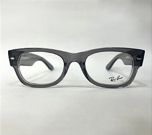 Armação de Óculos de Grau Ray Ban Unissex RX 0832V MEGA WAYFARER II 8111 52-21 145