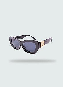 Óculos de sol Leadwell Unissex Retro Vintage Gatinho Preto