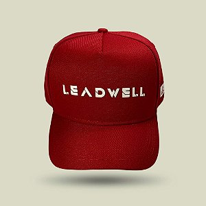 Boné Leadwell Snapback - Red and White