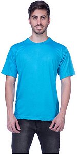 Camiseta Penteada  Azul Turqueza