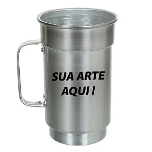 Caneca Chopp Alumínio 650 ML