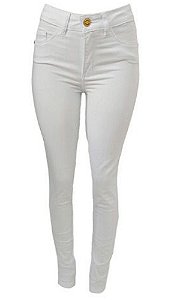 Calça Jeans Fem. Branca Cósmica