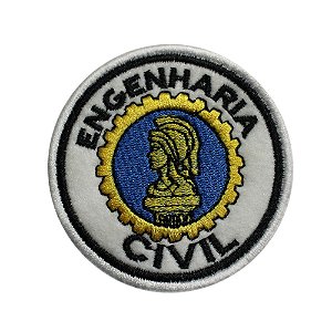 Patch Bordado Engenharia Civil