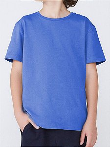 Camiseta Infantil Azul Royal