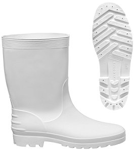 Bota Calfor Max Branco C/M