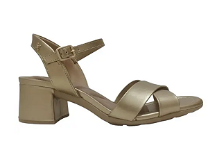 Sandalia Matte Metalic 10087 Light Gold