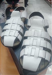 Sandalia Masculina Deck Be 6500 Branco