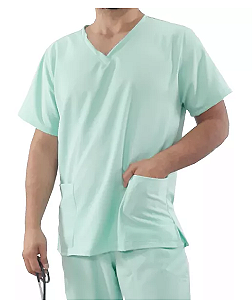 Camisa Cirúrgica Unissex Verde Claro