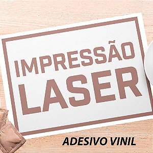 Impressão Laser Adesivo Vinil Transparente