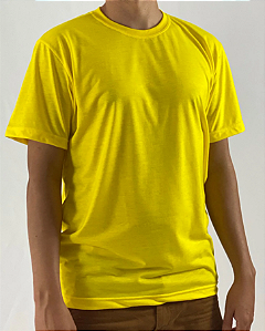 Camiseta Poliester Amarela