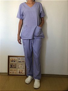 Camisa Cirúrgica Fem. Lilás