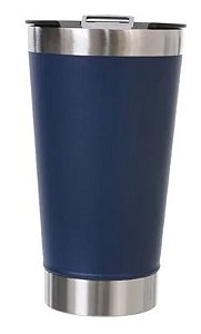 Copo Térmico Special Light Azul de Inox Com Tampa de 500ml