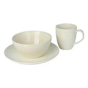 Caneca 220ml, Bowl 500ml  Com Prato de Cerâmica