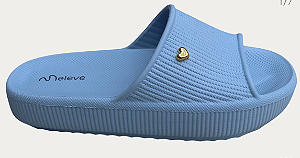 Chinelo Meleve  Feminino AT467 AZUL BB