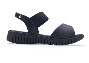 Sandalia Softli Preto 10140