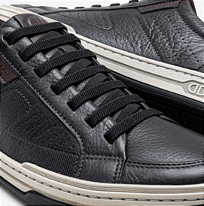 Tênis Denim Jay Preto Democrata