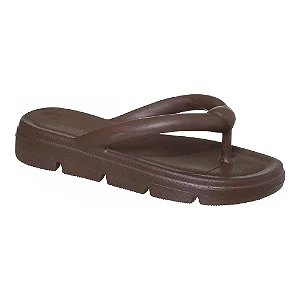 Chinelo Usaflex Feminino Dedo Poofy Plataforma Eva Moca Mousse