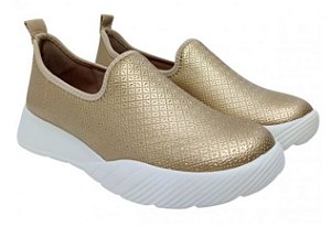 Tenis 949017 Dourado Piccadilly Fascite