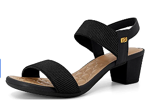 Sandália Elastico Usaflex Preta UD28005001