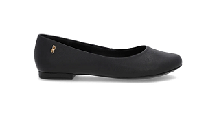 Sapatilha Couro Preto Usaflex