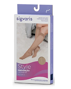 Meia de Compessão Sigvaris Audace 15-20 mmHg, 3/4  Natural