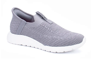 Tenis Softli Knit Cinza 10427T