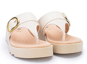 Sandalia Softli Off White 10351