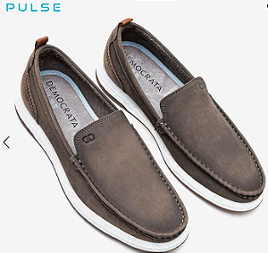 Mocassim Democrata Masculino Easy Flop Pulse Smoke