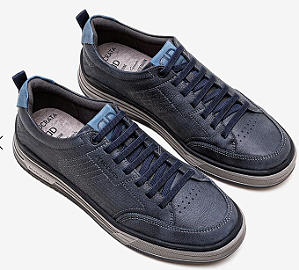 Tênis Democrata Masculino Denim Dylan Navy
