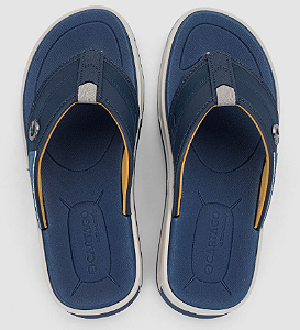 Chinelo de Dedo Cairo Cartago Azul com Amarelo