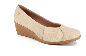 Scarpin Solto Plataforma Usaflex Vanilla AA3813005