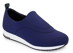 Tenis Slip On Detalhe Costura New Blue Usaflex