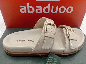 Papete Iris Couro Democrata Neve 633101