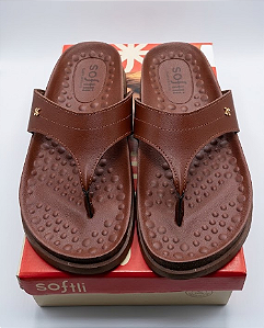 Sandalia  Softli Marrone 10673