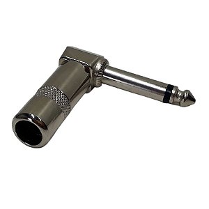 Conector plug  P10 Mono Macho De Cabo Em L 90° IT.BLUE - LE-5594