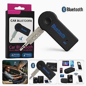 Receptor Bluetooth Adaptador Áudio p2 som carro para som antigo tambem aux CAR - 40038-031 Bluetooth carro
