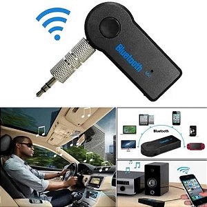 Receptor Bluetooth Adaptador Áudio p2 som carro aux  CAR -  40038-031  Bluetooth carro