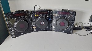 KIT 3 CDJ PIONEER SENDO 02 - 1000mk3 e 01 - 1000mk2 USADAS