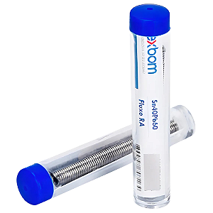 Rolo Solda de Estanho em Fio 1mm Sn40 Pb60 EF40-P10M para Solda Eletrônica Profissional PCB e amador
