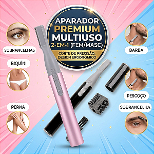 Aparelho Aparador De Pelos Elétrico Caneta Sobrancelhas Buço Barba - Luatak - LMF
