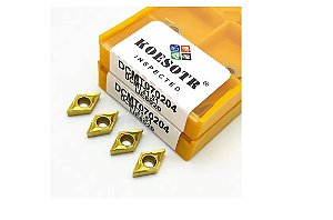 Inserto 10 Pastilha Metal Duro Dcmt070204 Torno Cnc Mecanico